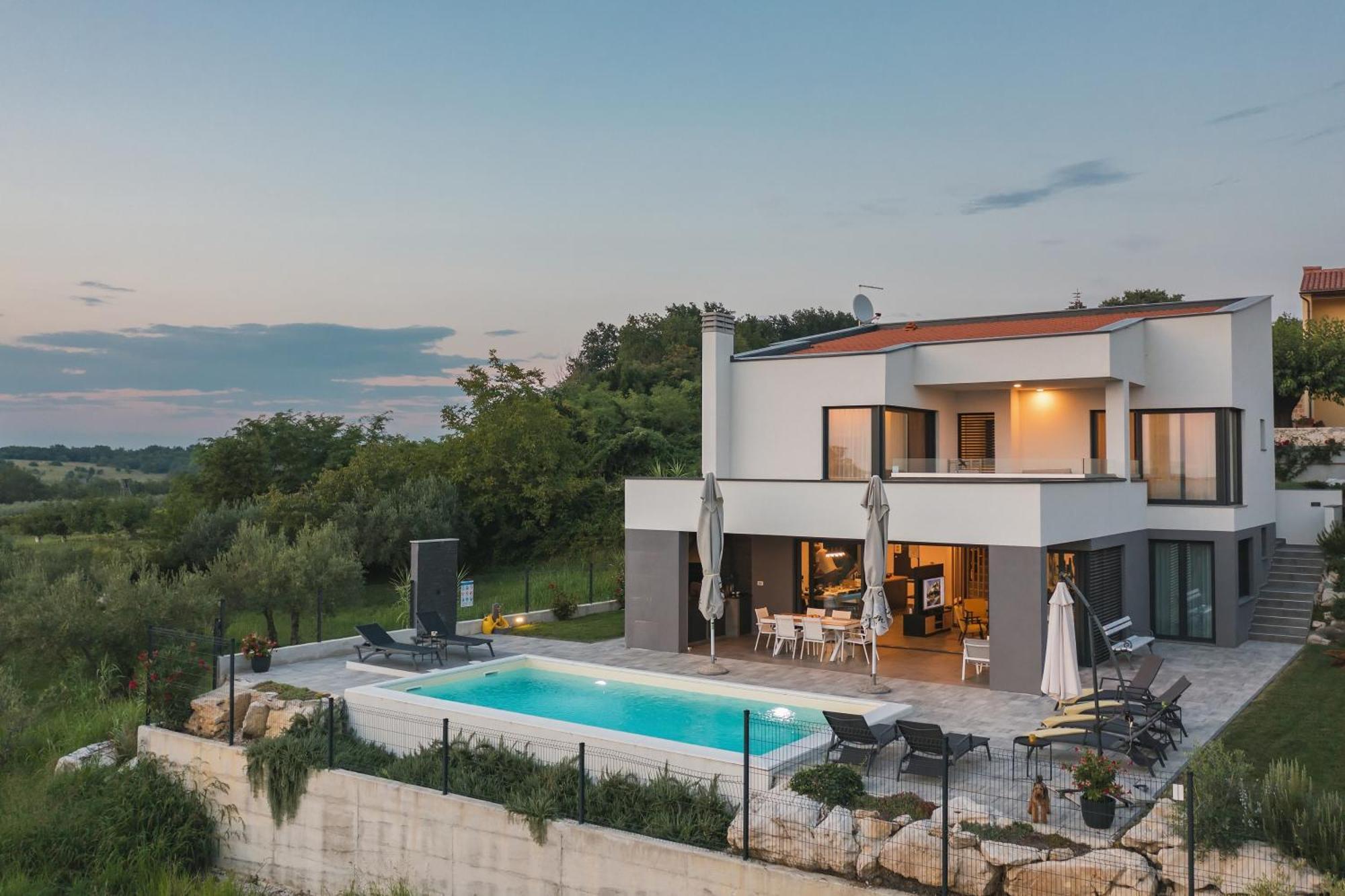 Villa Boiky - Private Pool And Amazing Sea View, Istria Materada Zewnętrze zdjęcie