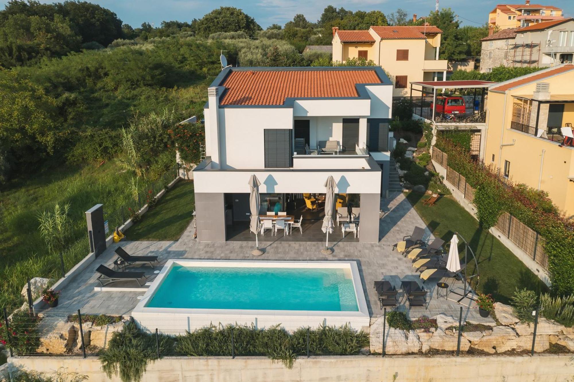 Villa Boiky - Private Pool And Amazing Sea View, Istria Materada Zewnętrze zdjęcie