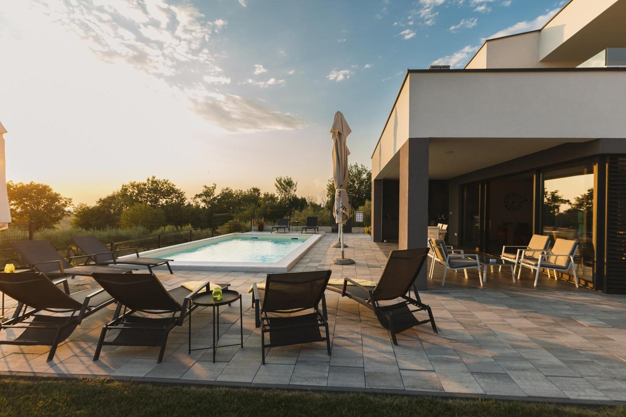 Villa Boiky - Private Pool And Amazing Sea View, Istria Materada Zewnętrze zdjęcie